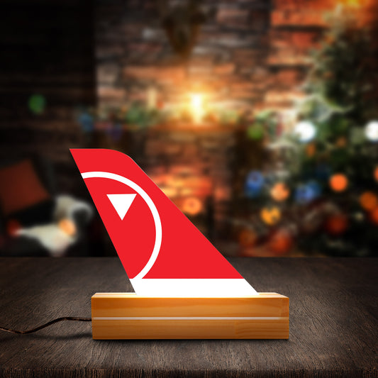 Northwest Airlines Livery Tail Custom Shape Photo Night Light