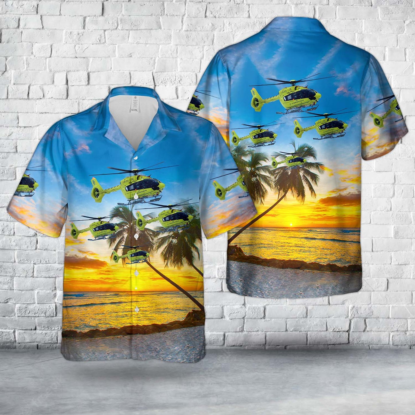 Norwegian Air Ambulance Airbus H145 helicopter Hawaiian Shirt