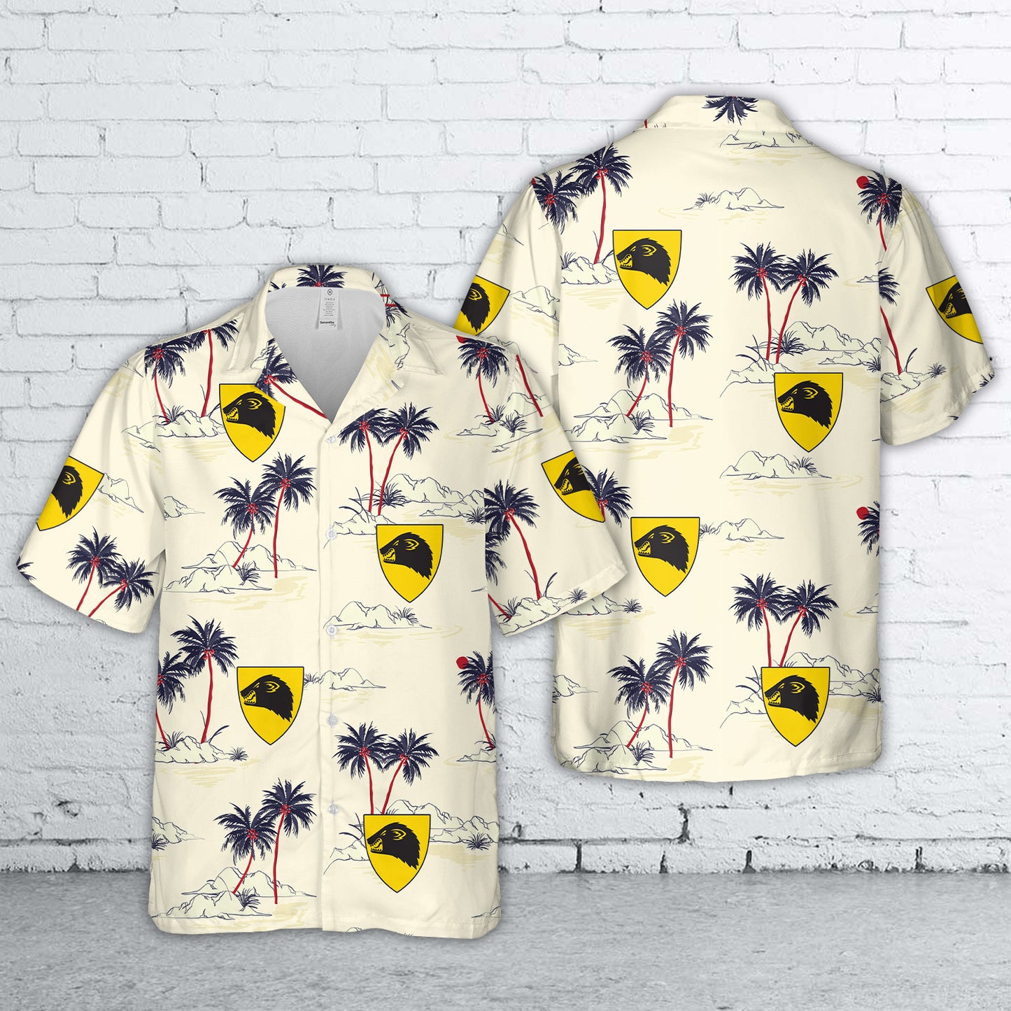 Norwegian Army Armoured Battalion Hawaiian Shirt