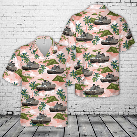 Norwegian Army CV90 IFV Hawaiian Shirt