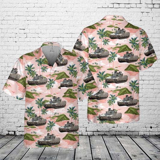 Norwegian Army CV90 IFV Pocket Hawaiian Shirt