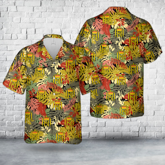 Norwegian Army His Majesty the King's Guard Hawaiian Shirt