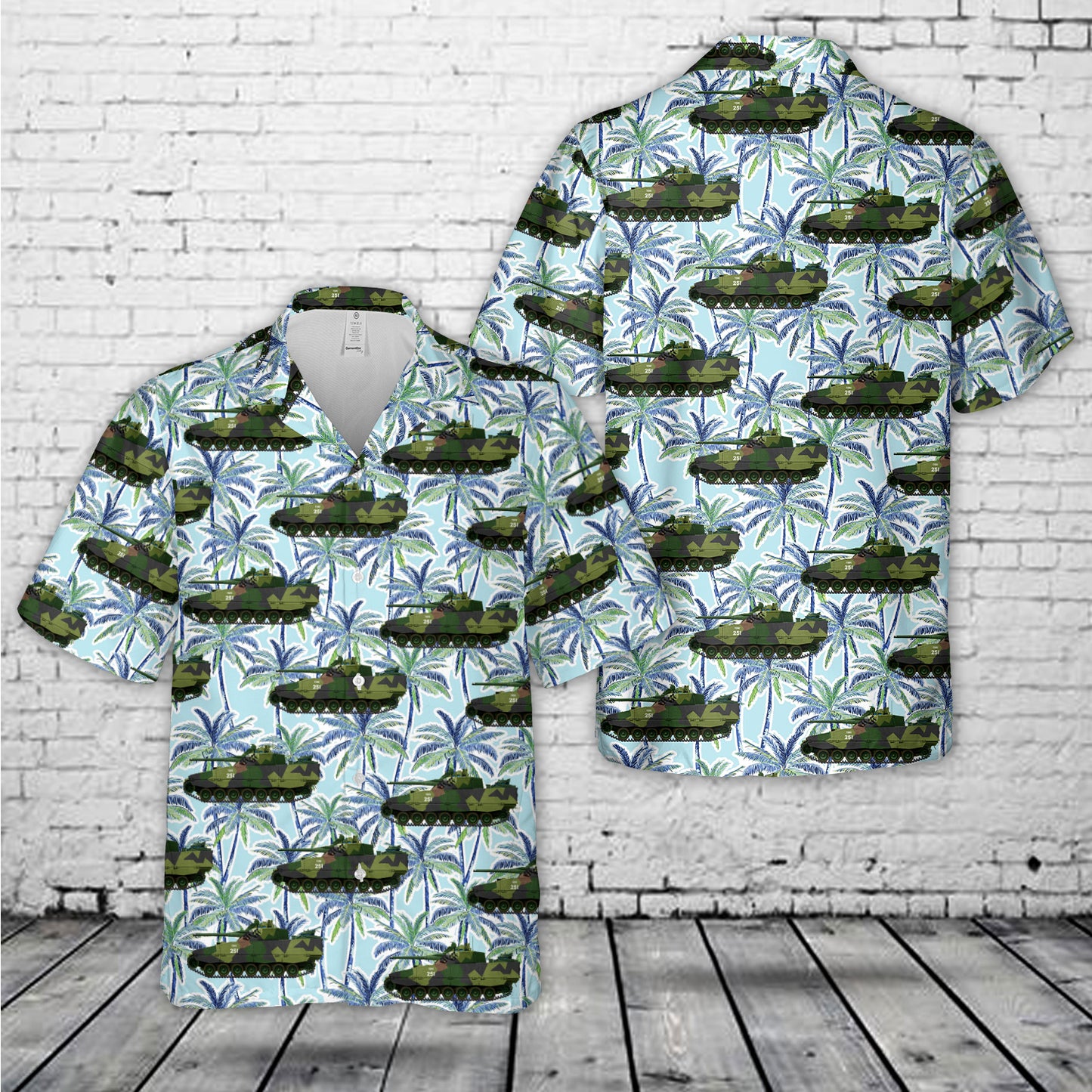 Norwegian Army Spv CV9030N ‘Tore’, Norway’s ‘Splinter’ Camouflage Hawaiian Shirt