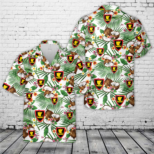 Norwegian Army Telemark Battalion Hawaiian Shirt