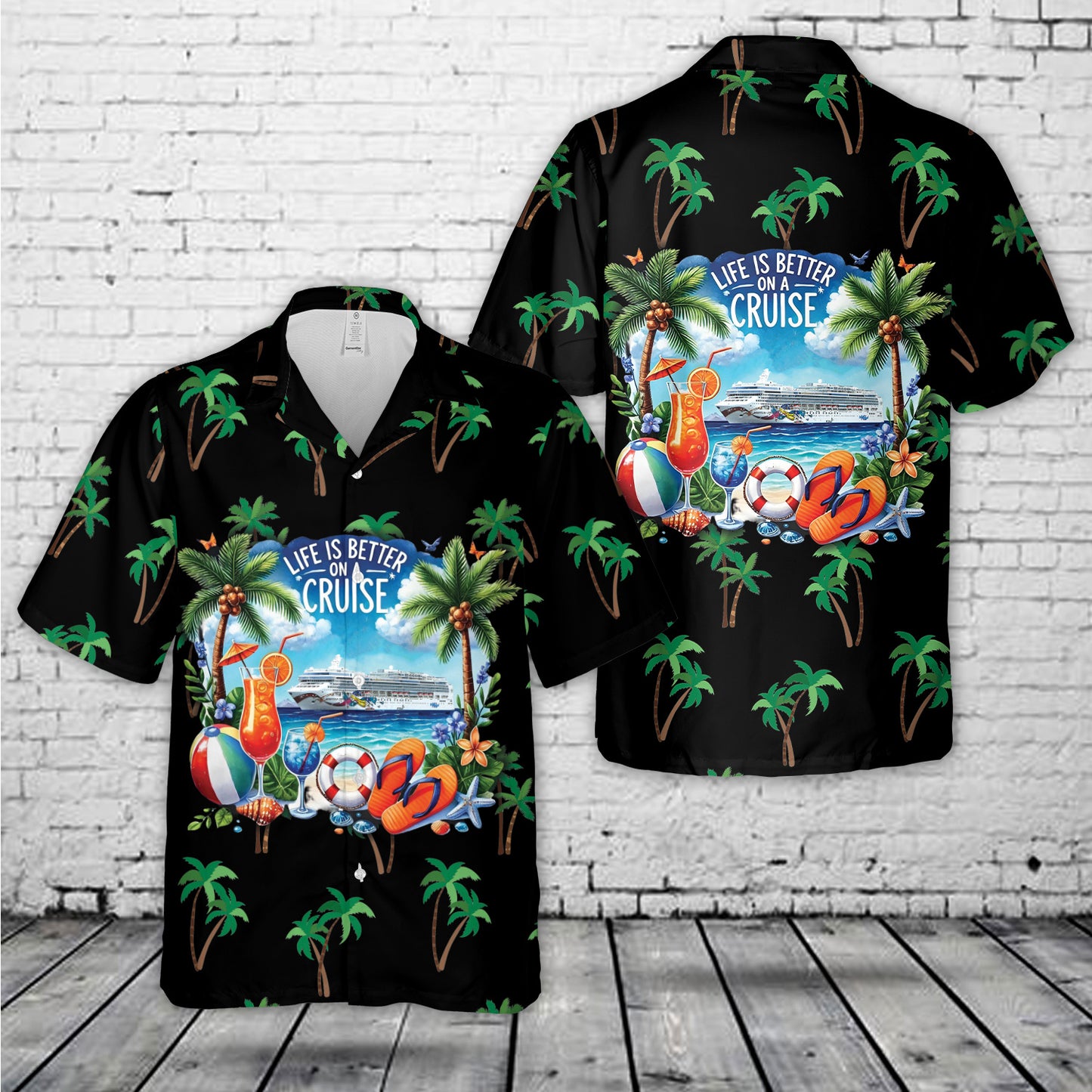 Norwegian Cruise Line Norwegian Jewel Hawaiian Shirt