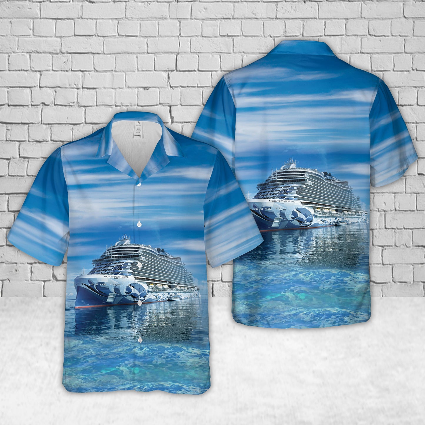 Norwegian Cruise Line Norwegian Prima Hawaiian Shirt