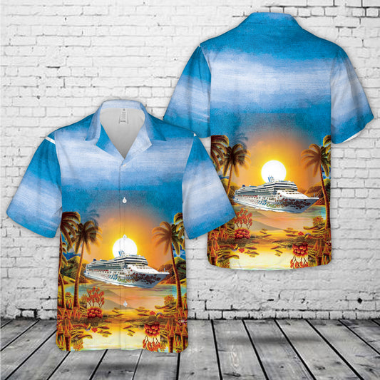 Norwegian Gem Cruise Ship Hawaiian Shirt