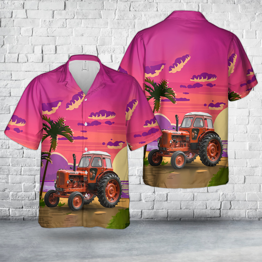 Nuffield tractor with cab Hawaiian Shirt