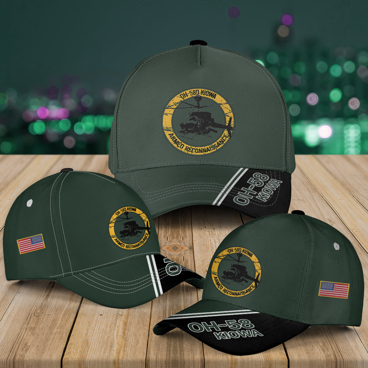OH-58 Kiowa Baseball Cap