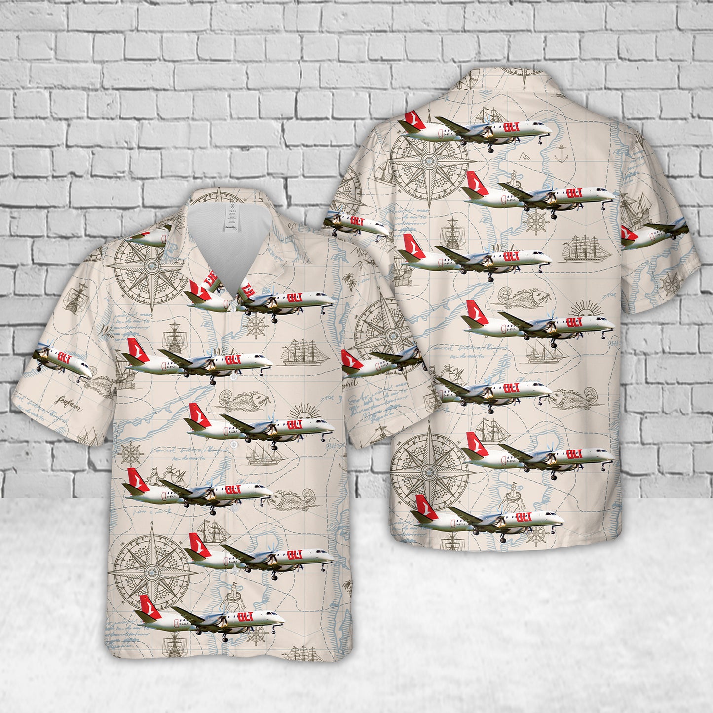 OLT Saab 2000 Hawaiian Shirt