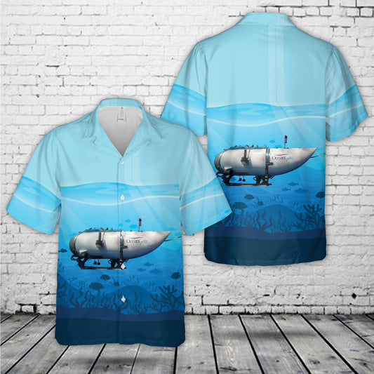 OceanGate Submarine Submersible Ship Hawaiian Shirt