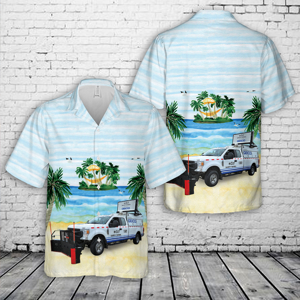 Ohio Department of Transportation Safety Patrol Hawaiian Shirt