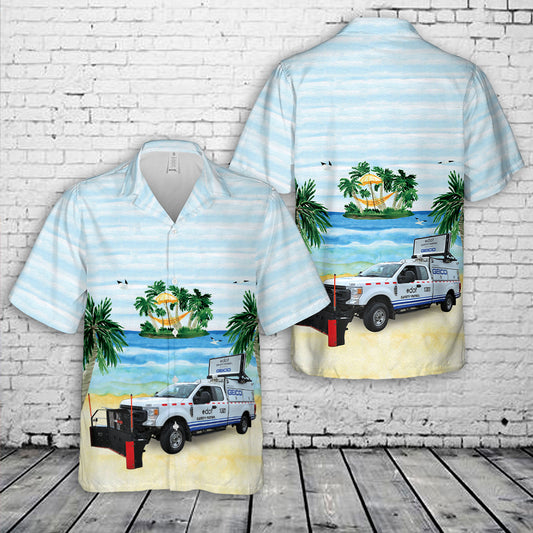 Ohio Department of Transportation Safety Patrol Hawaiian Shirt