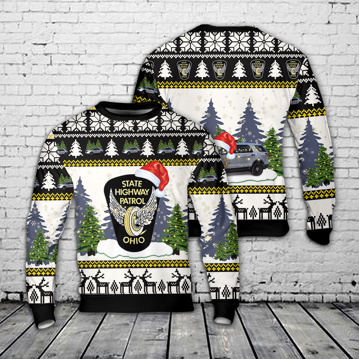 Ohio State Highway Patrol Christmas Sweater