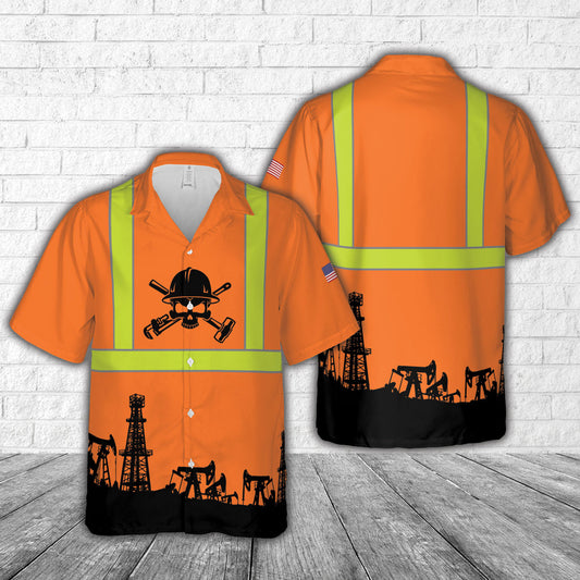 OilField Sunset Hawaiian Shirt