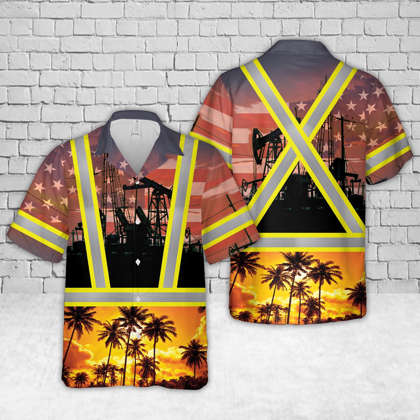 Oilfield Worker Hawaiian Shirt