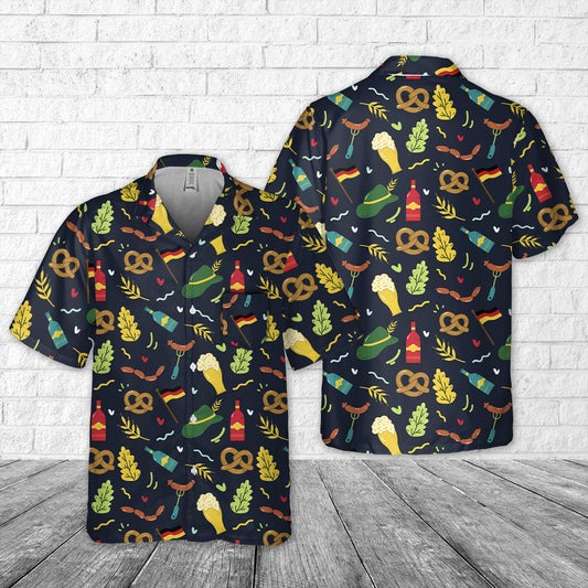 Oktoberfest Pocket Hawaiian Shirt