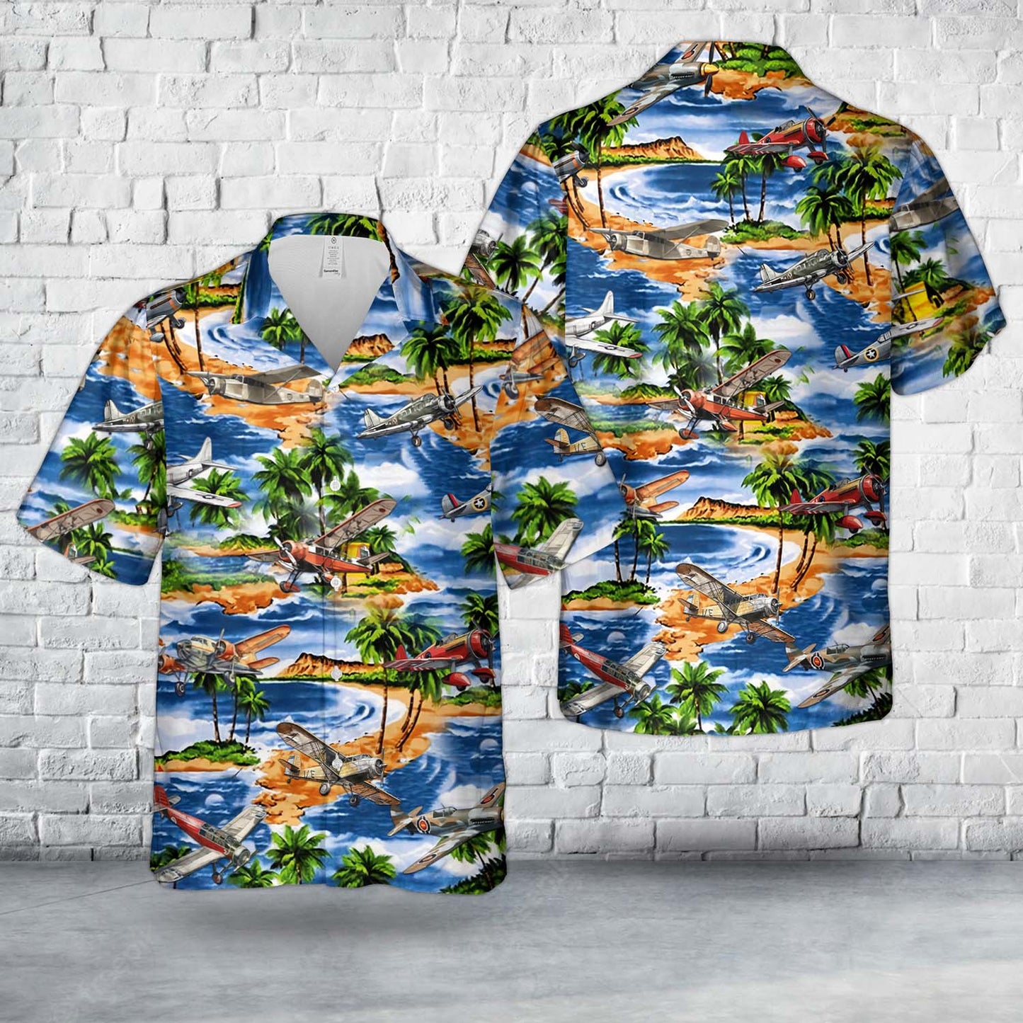 Old Air Planes Hawaiian Shirt