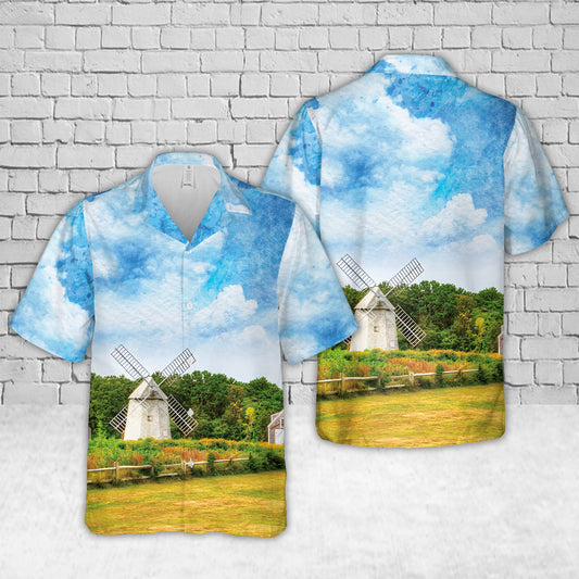 Old Higgins Farm Windmill Hawaiian Shirt