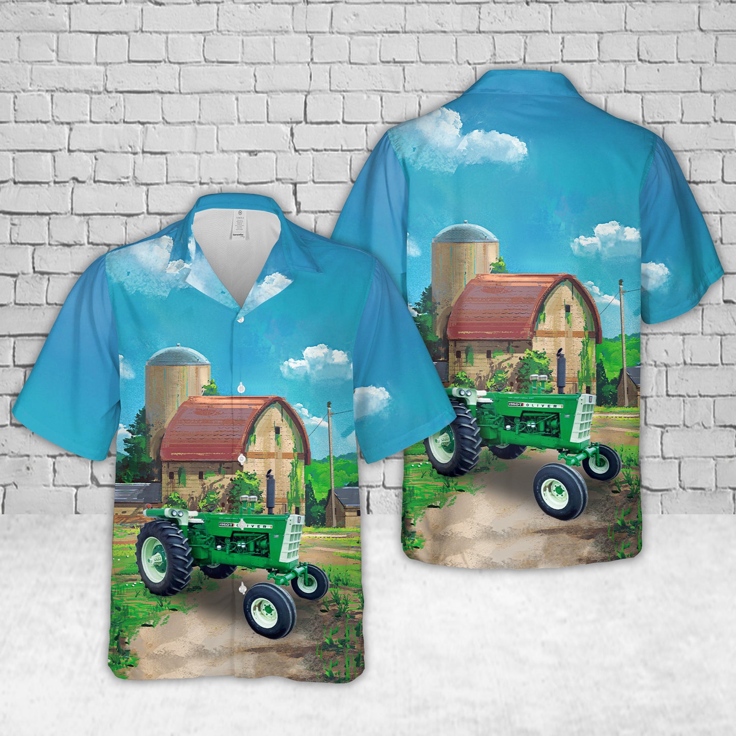 Oliver 1950-T Tractors Hawaiian Shirt