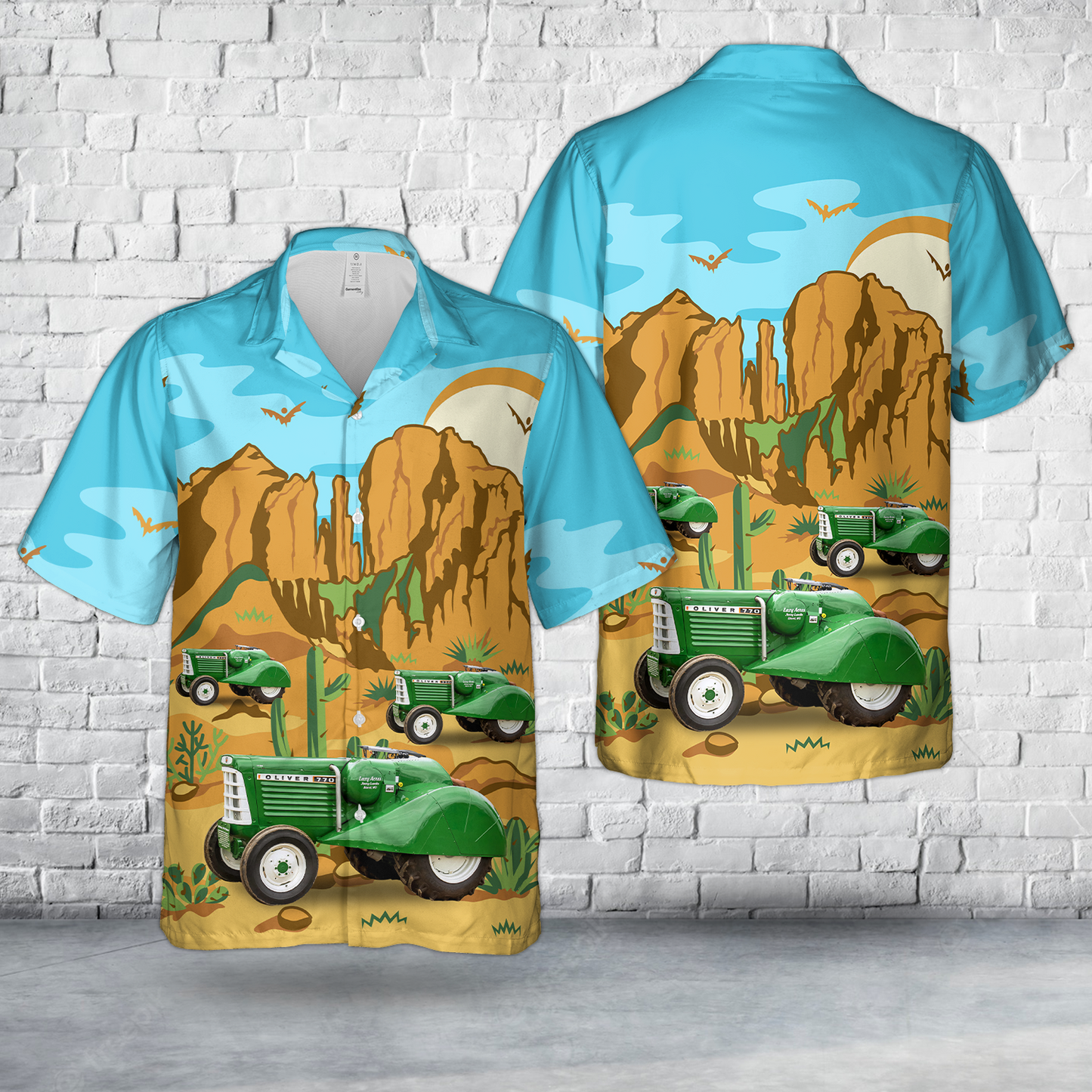Oliver 770 LP Orchard (1965) Tractor Hawaiian Shirt