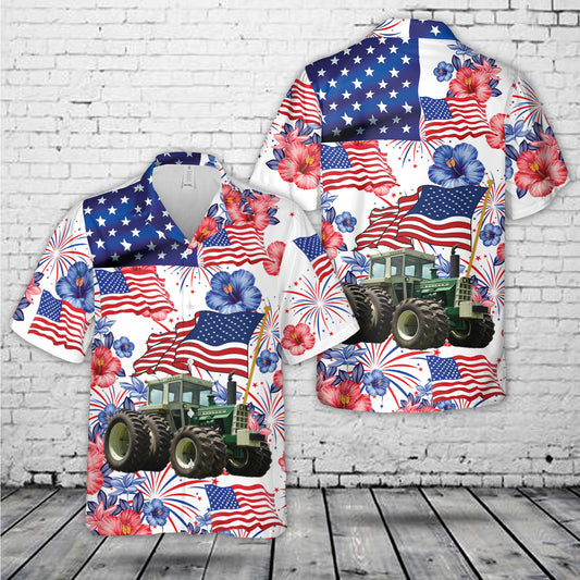 Oliver Tractor, 4th Of July Hawaiian Shirt