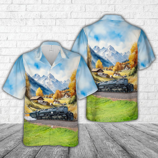 Omaha Union Pacific Big Boy 4014 Hawaiian Shirt