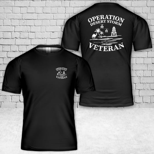 Operation Desert Storm Veteran T-Shirt 3D