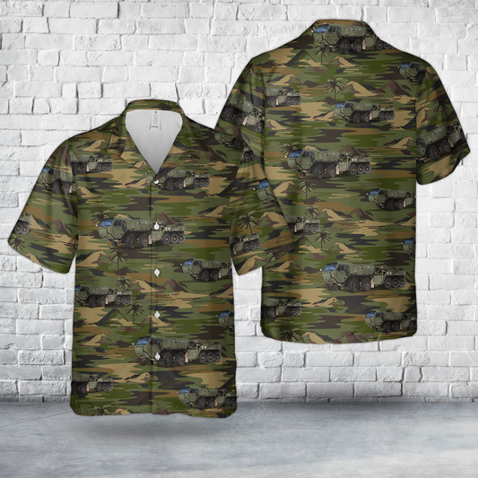 Oshkosh Lvsr MKR15 Heavy Wrecker Hawaiian Shirt
