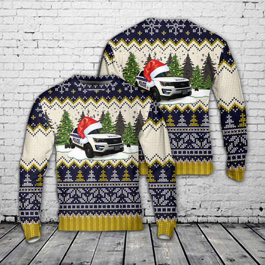 Ottawa Canada Police Christmas Sweater