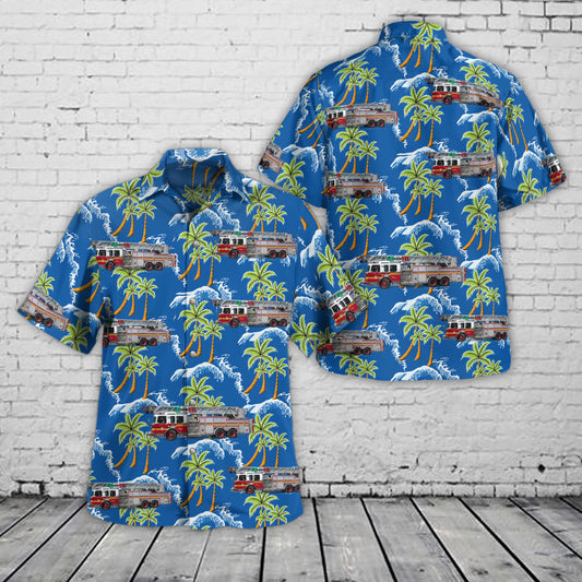 Ottawa Fire Service's Ladder 11 ladder truck Hawaiian Shirt
