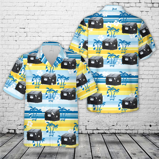 Overland Waste and Recycling Dumpster Hawaiian Shirt