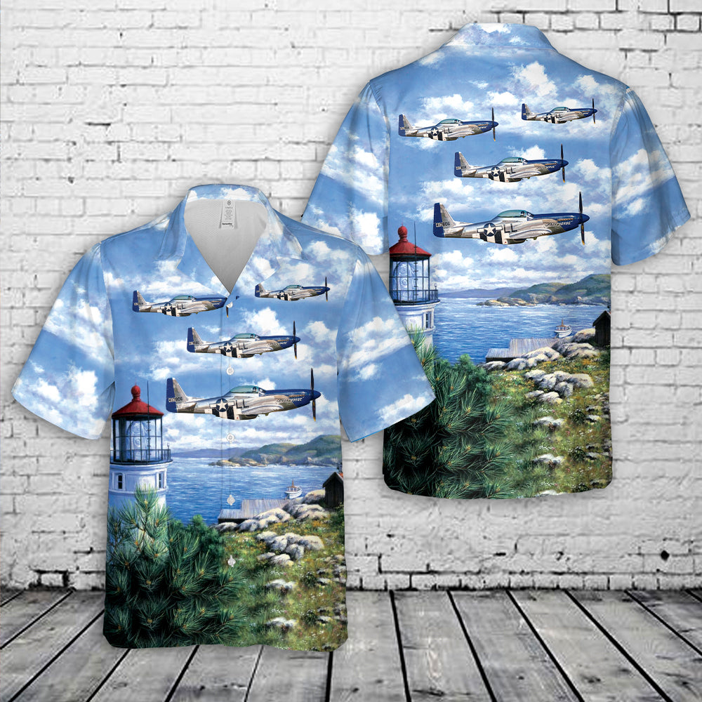 P-51 Mustang "Crazy Horse 2" Hawaiian Shirt