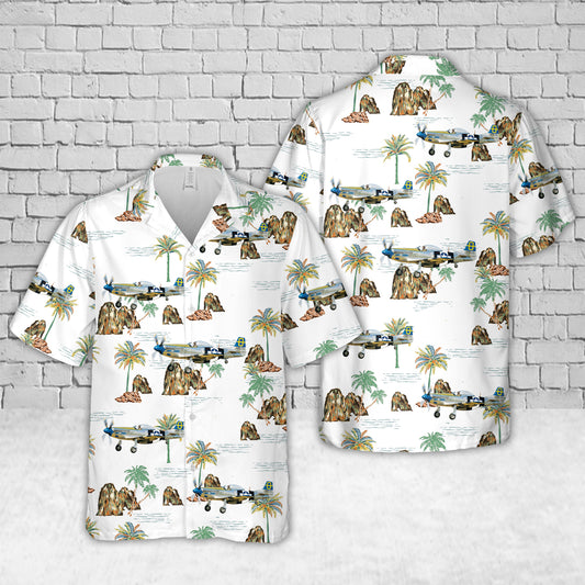 P51 Mustang Jumpin Jacques S/N 44-72035 Hawaiian Shirt