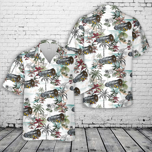 PW F135 Engine Hawaiian Shirt