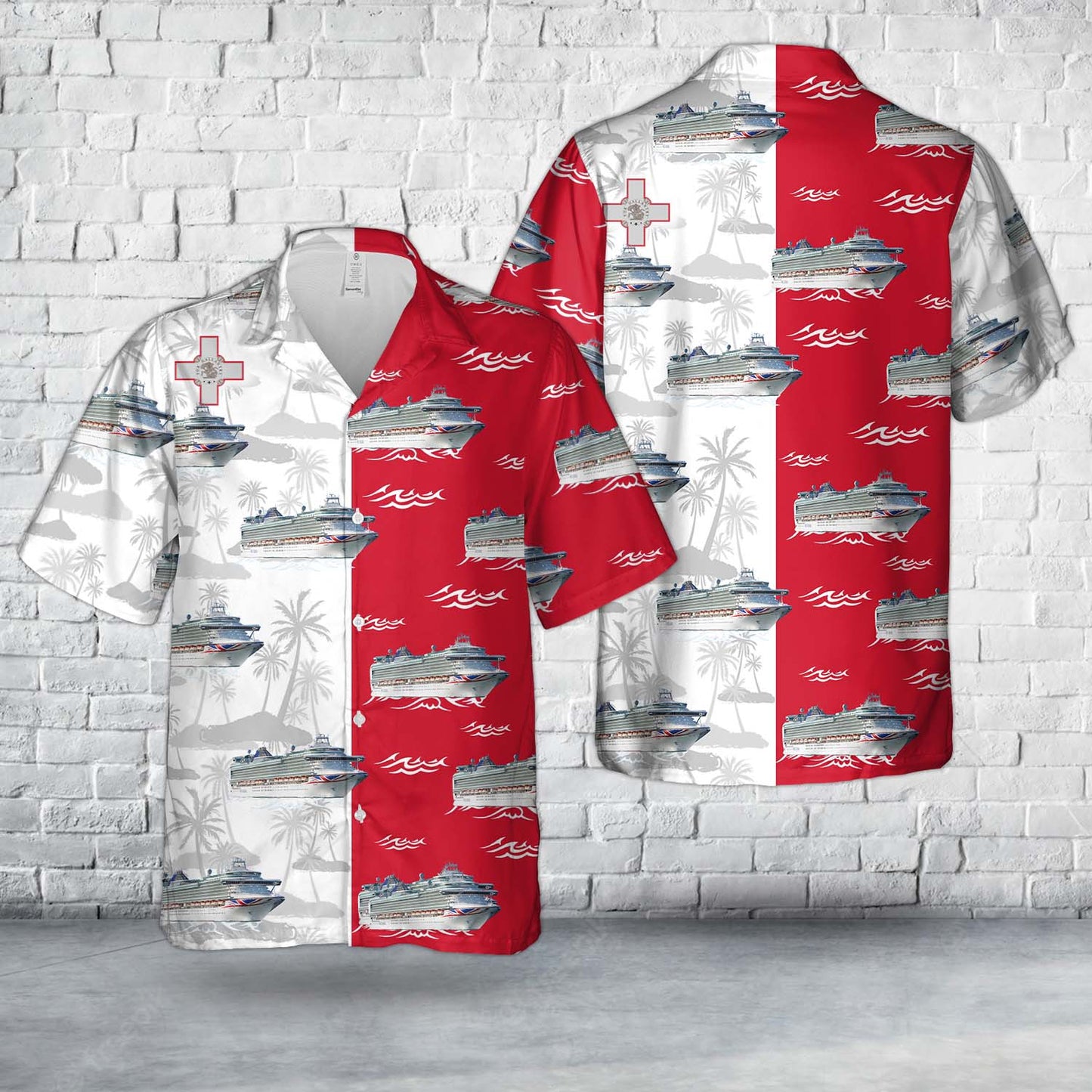 P&O Cruises MS Azura Hawaiian Shirt