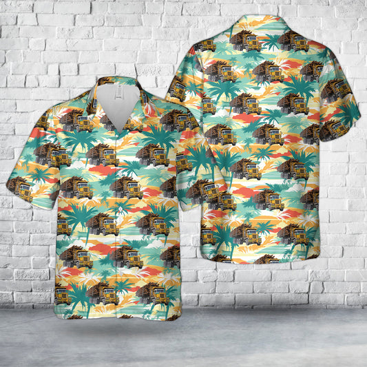 Pacific P12 logging truck Hawaiian Shirt