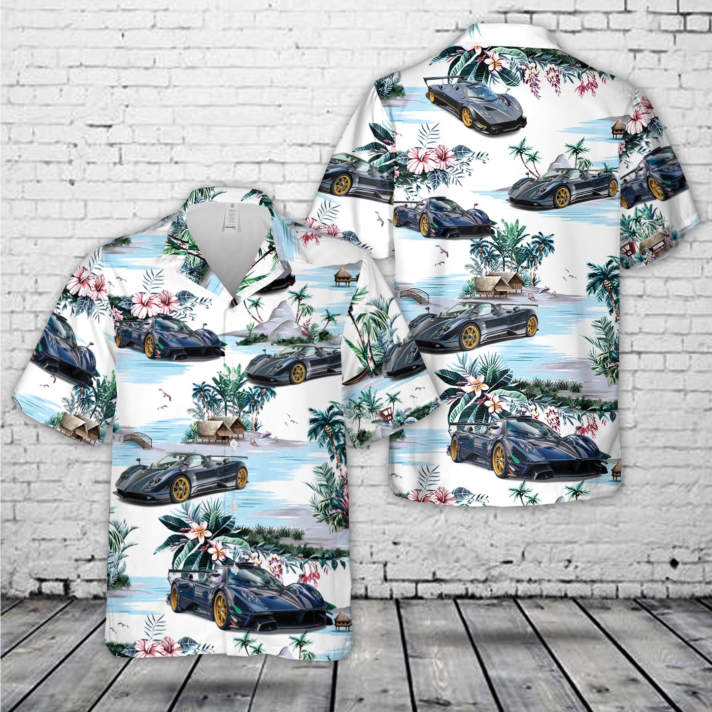 Pagani Zonda Car Hawaiian Shirt