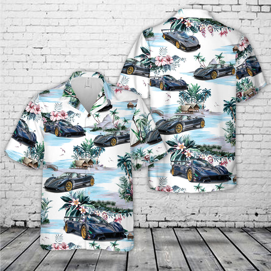 Pagani Zonda Car Hawaiian Shirt