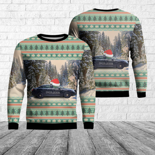 Palmetto GA Police Department AOP Christmas Sweater
