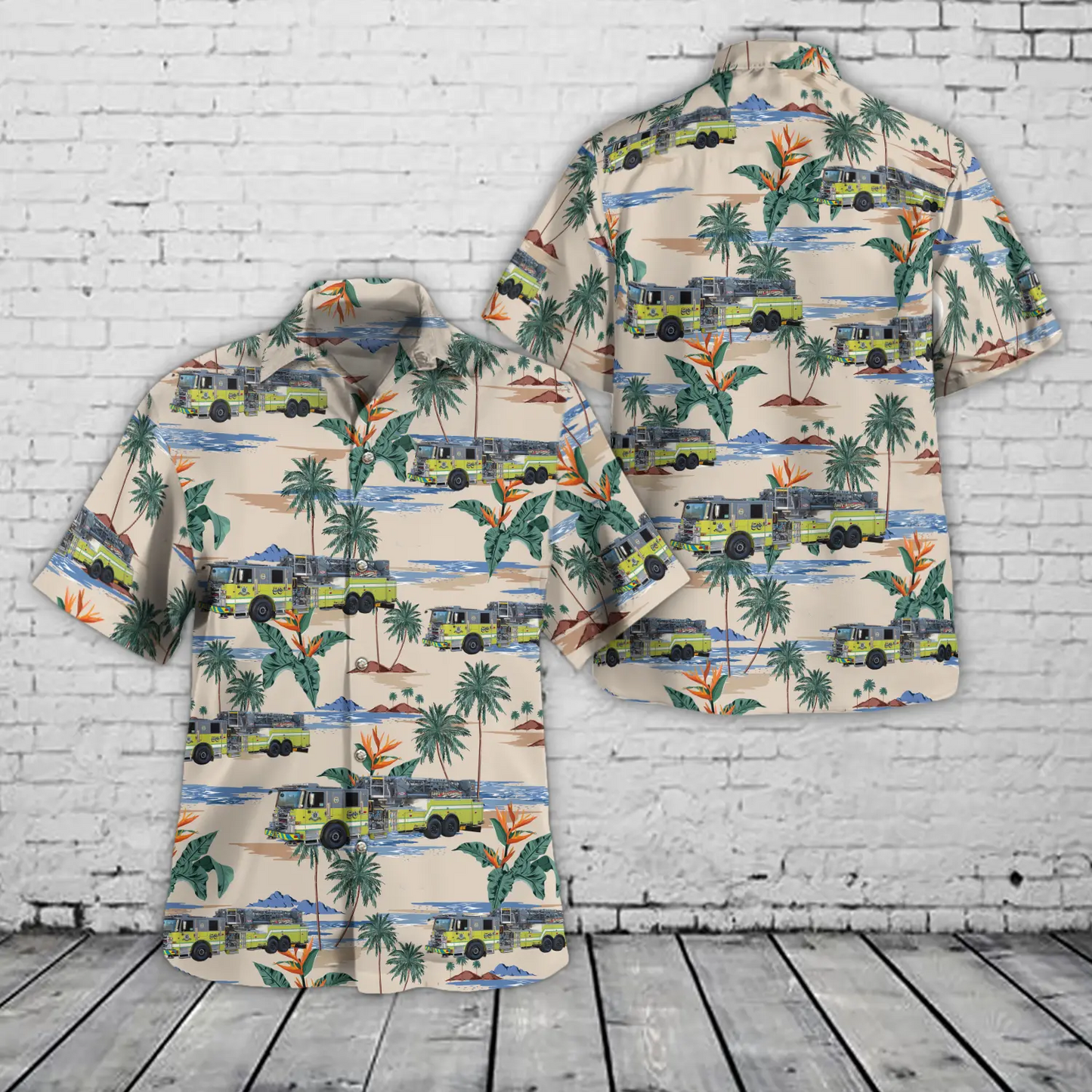 Palmyra, Virginia, Fluvanna County Volunteer Fire Company Hawaiian Shirt