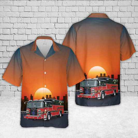 Park Ridge NJ fire Department New Rescue Hawaiian Shirt