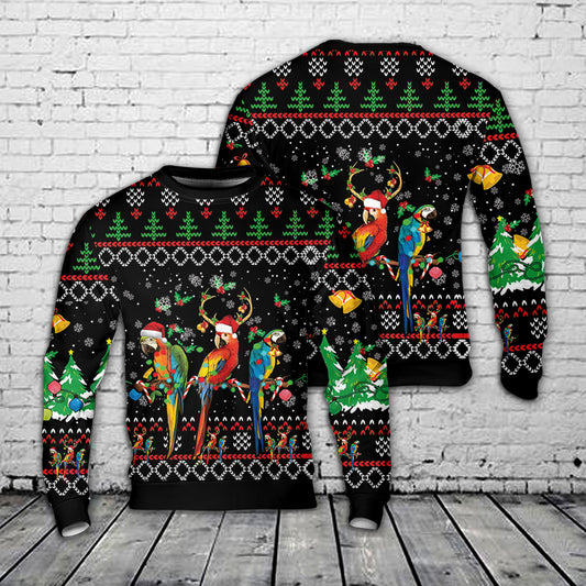 Parrot Christmas Sweater