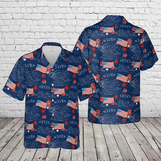 Patriotic America the beautiful 4th of July Hawaiian Shirt