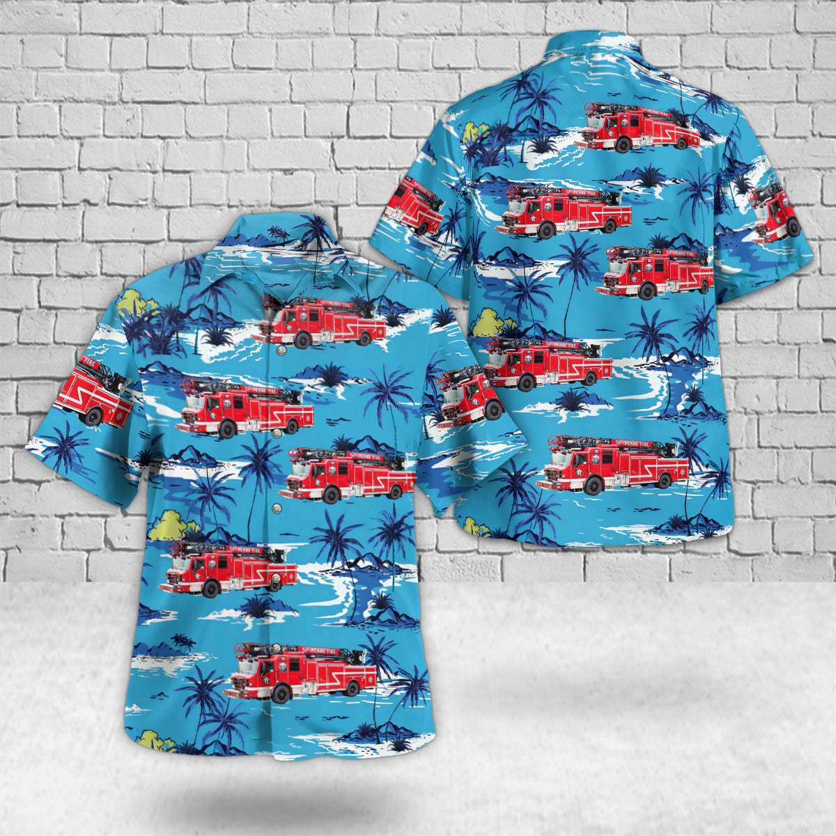 Pearl, Mississippi, Pearl Fire Department Hawaiian Shirt