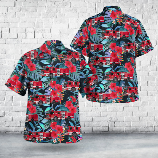 Pearland, Texas, Pearland Fire Department Hawaiian Shirt