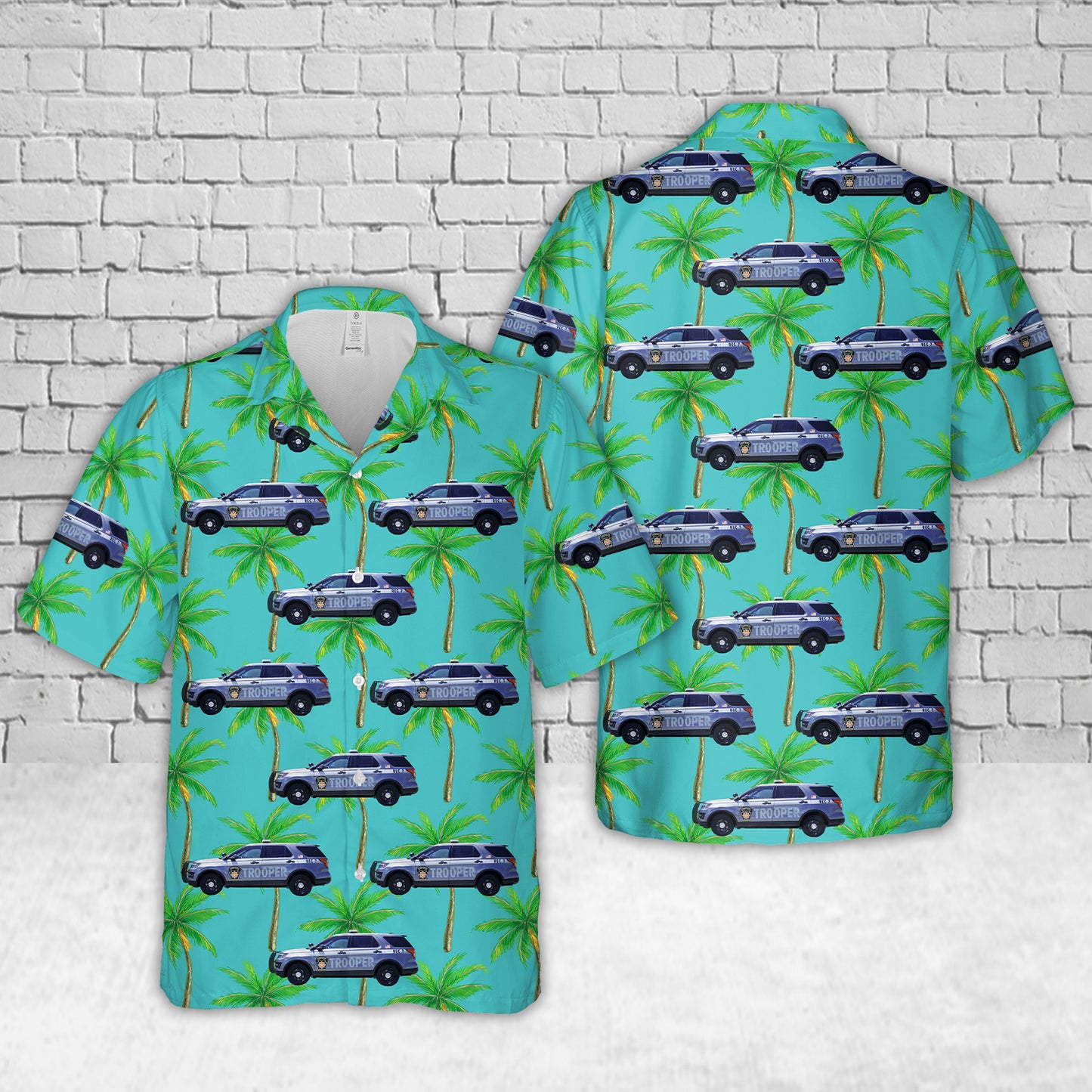 Pennsylvania State Trooper SUV REC 7 Hawaiian Shirt