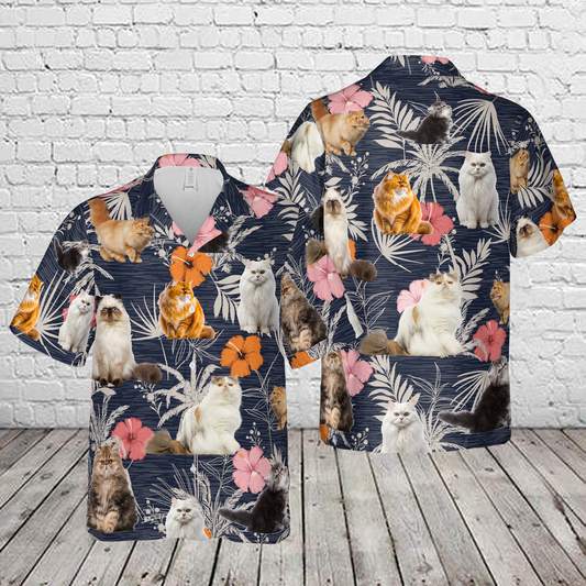 Persian Cat Hawaiian Shirt