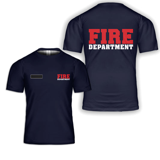 Personalized Fire Department T-Shirt 3D