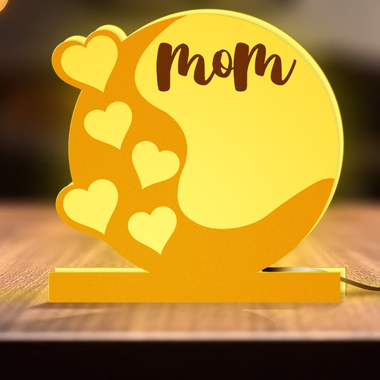 Personalized Mother's Day Gift Custom Shape Photo Night Light Box